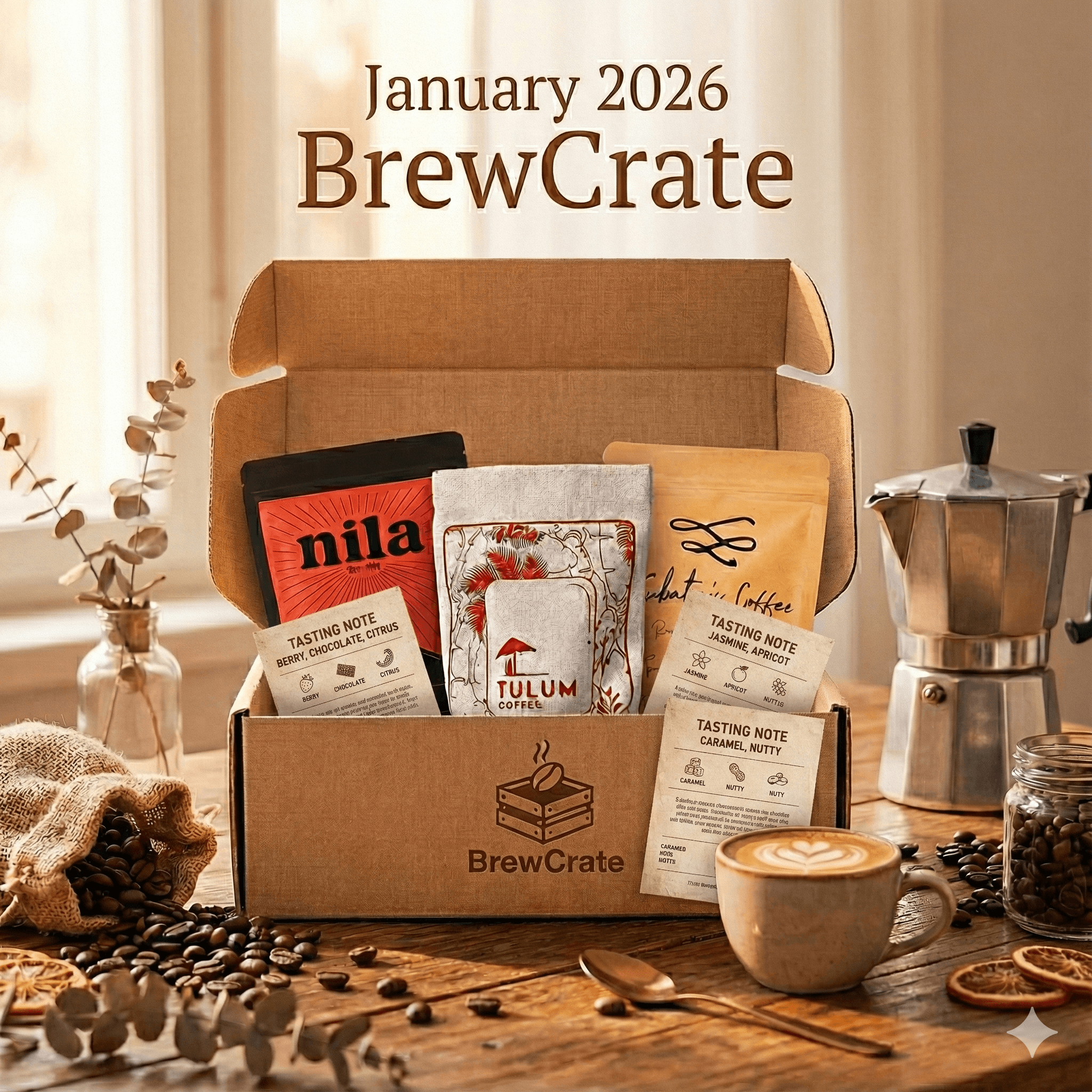 BrewCrate January 2026 Premium Selection